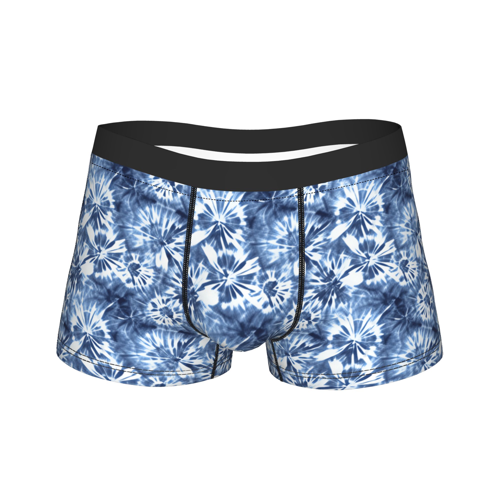 Shibori Tie Dye - Nahtloses Tie-Dye-Shibori-Muster, Unterwäsche, Muster-Boxershorts, hochwertige Herrenunterhose,