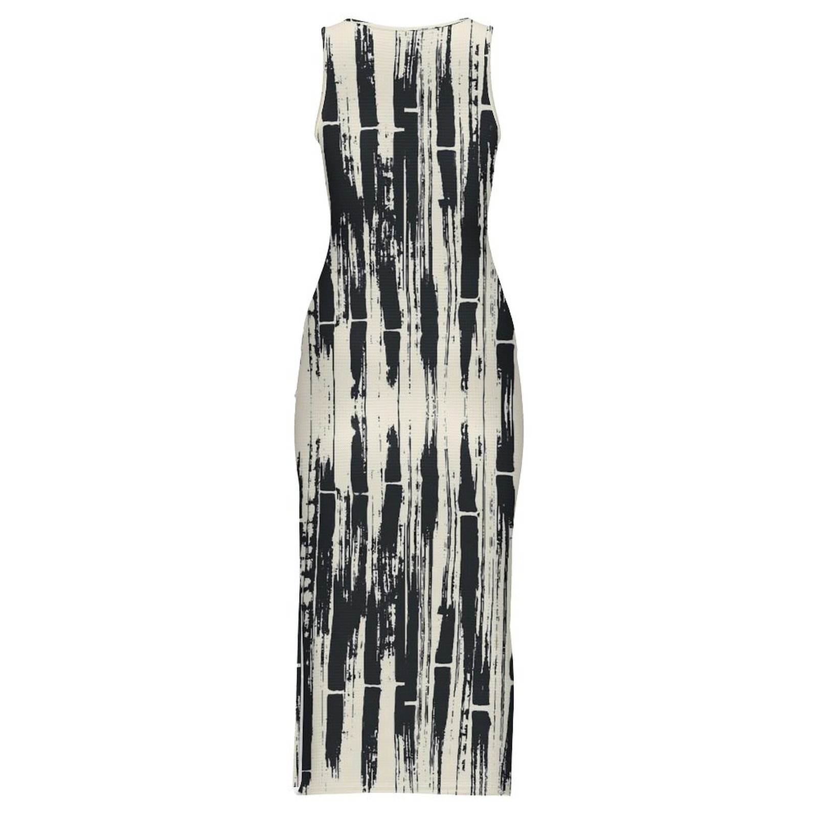 Schwarzes Batik-Kleid Ärmellos – Shibori Tie Dye Bewertung und Preis